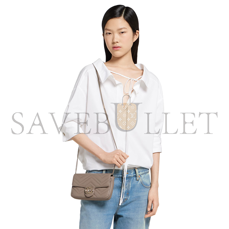 GUCCI GG MARMONT SMALL SHOULDER BAG 751526 (21*12*5cm)